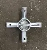 Cross-shaped mechanical part on ground