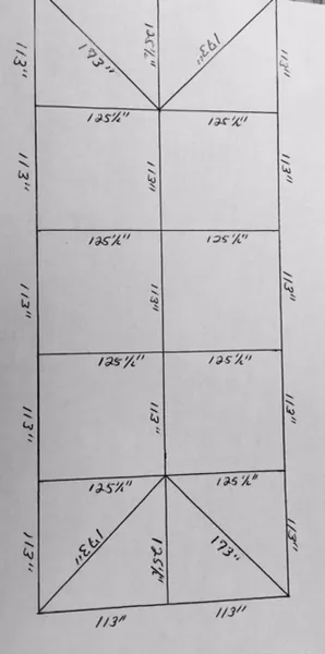 Drawing of rectangles and triangles