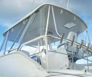 Yacht top structure and seating