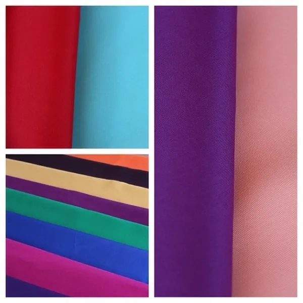 Vibrant textile samples in different colors