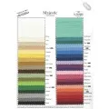 Colorful textile sample chart