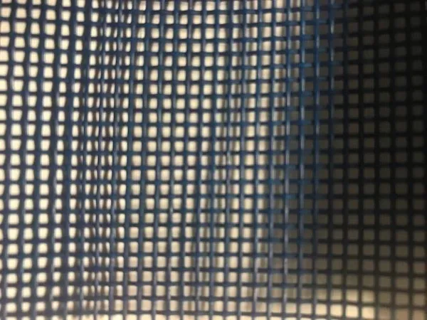 Textured blue netting background