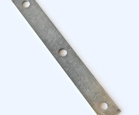 Flat metal bracket