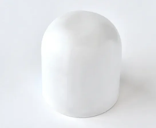 Minimalist white capsule shape